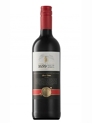 South african red wine labels